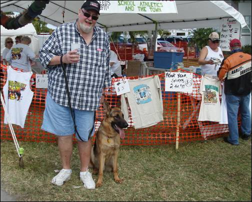 Peter and Rudi at the Seafood Festival